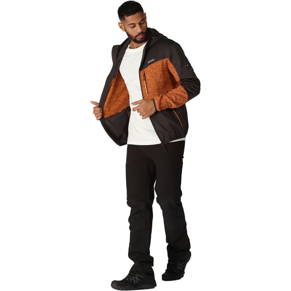Veste polaire randonnée REGATTA CADFORD V ORANGE PEPPER/ASH
