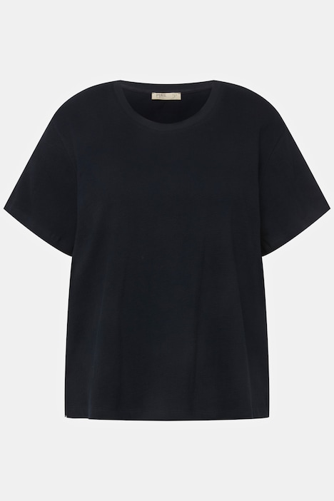 T-Shirt, Rundhals, Halbarm, Biobaumwolle