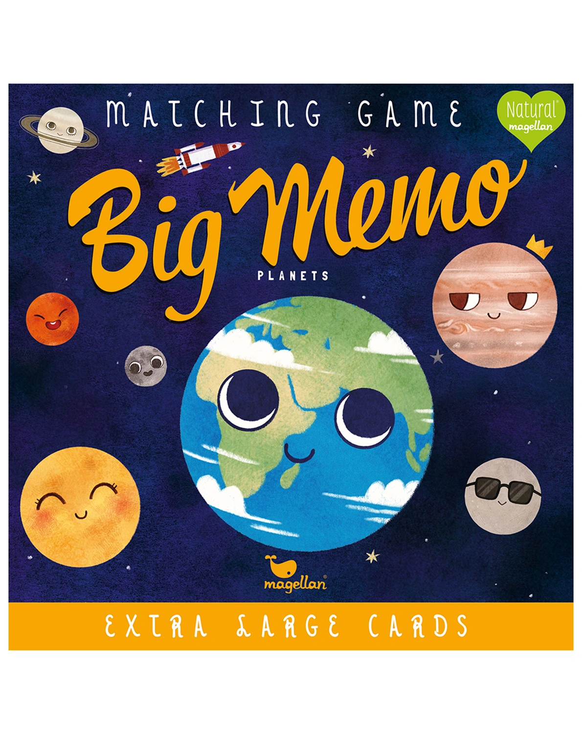 Memospiel BIG MEMO – PLANETS 16-teilig