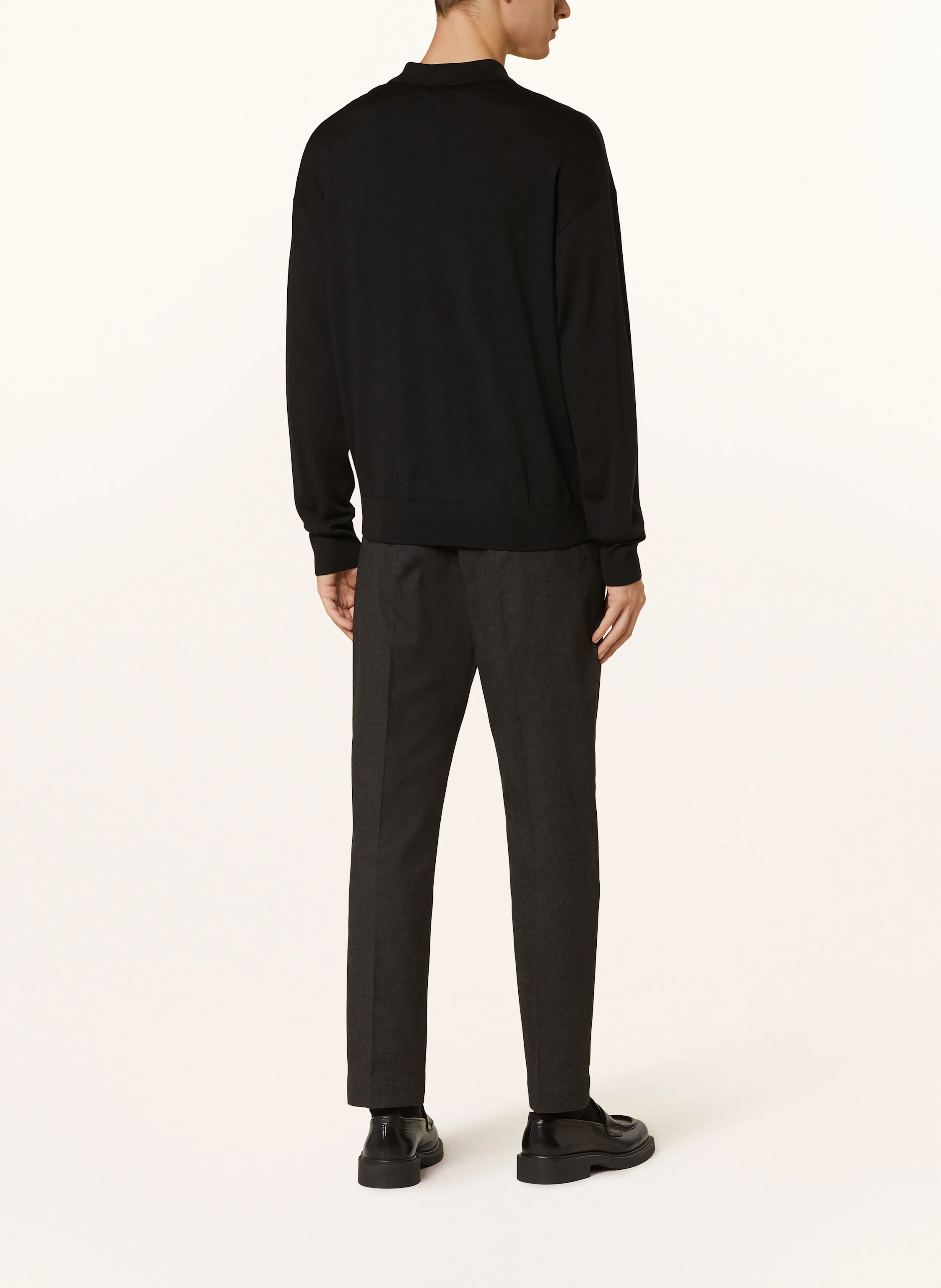 PAUL Strick-Poloshirt aus Merinowolle