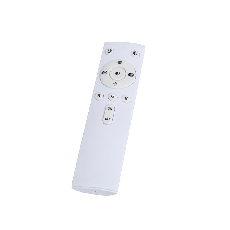 Smart moderne plafondlamp zwart 38 cm incl. LED en RGB - Jochie