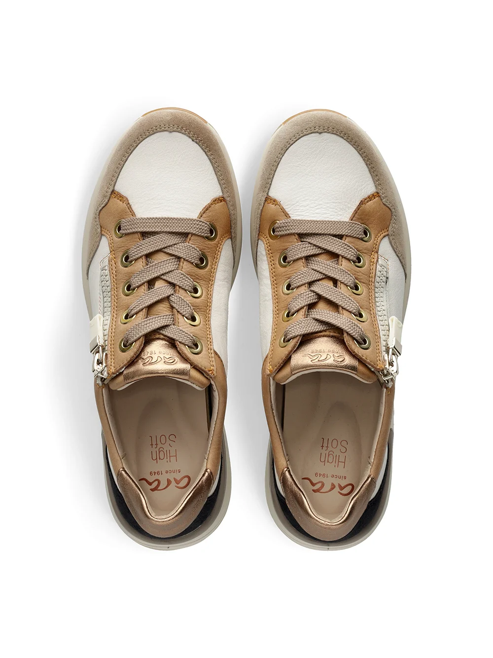 Sneaker Nara schwarz sand cream