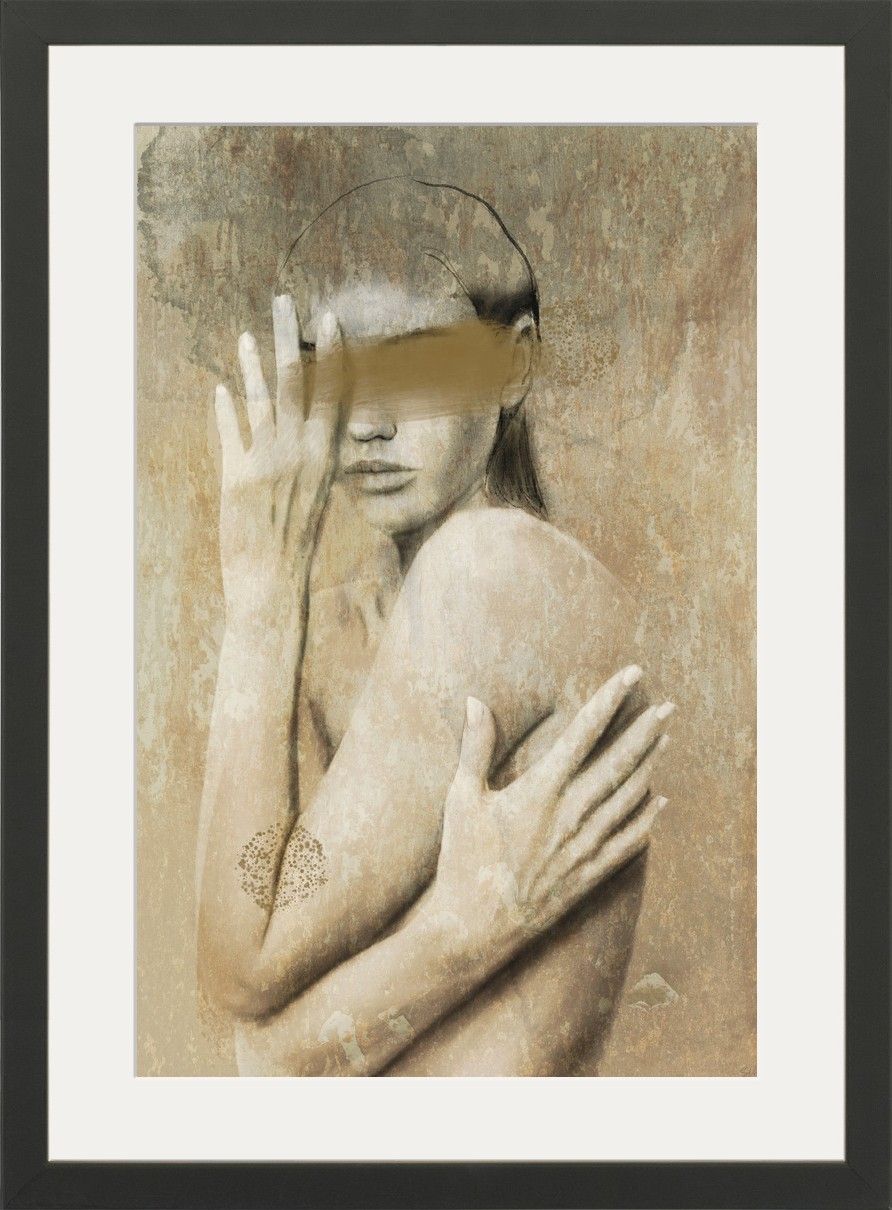 Art Print Touching Me