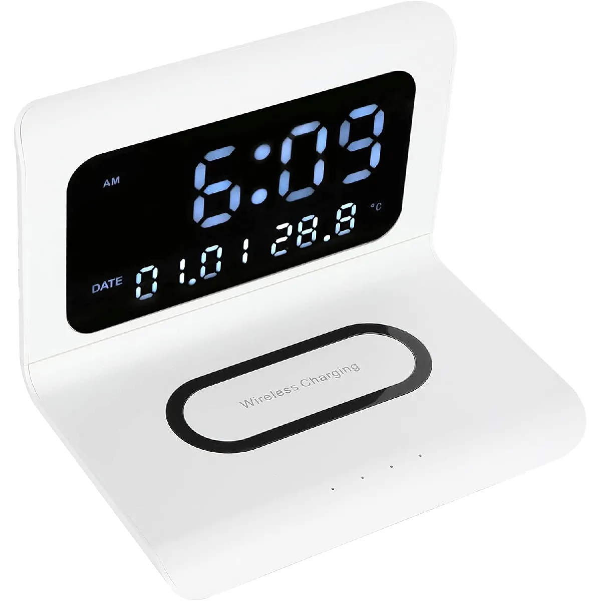 Sanag Horloge avec Chargeur Sans Fil