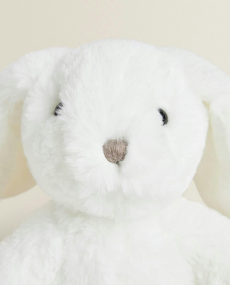 COELHINHO DE PELÚCIA BRANCO INFANTIL