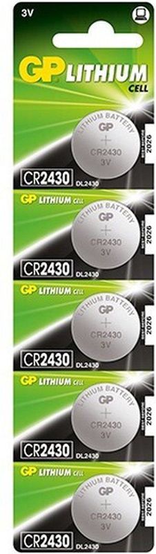 GP Batteries Lithium Cell CR2430 - 5 stuks