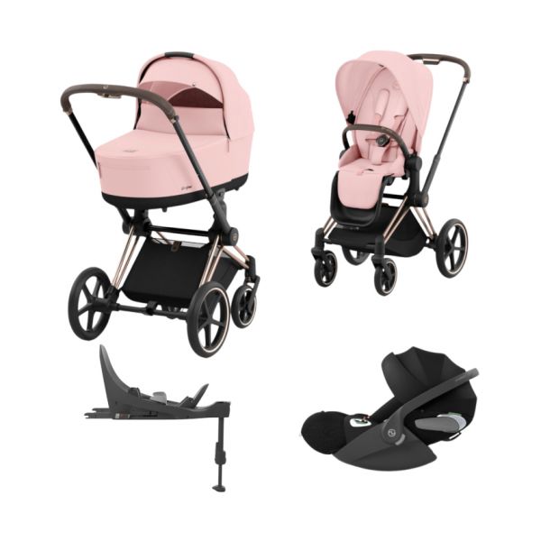 Cybex Priam 4 Kinderwagen Set 4-in-1 - Off White