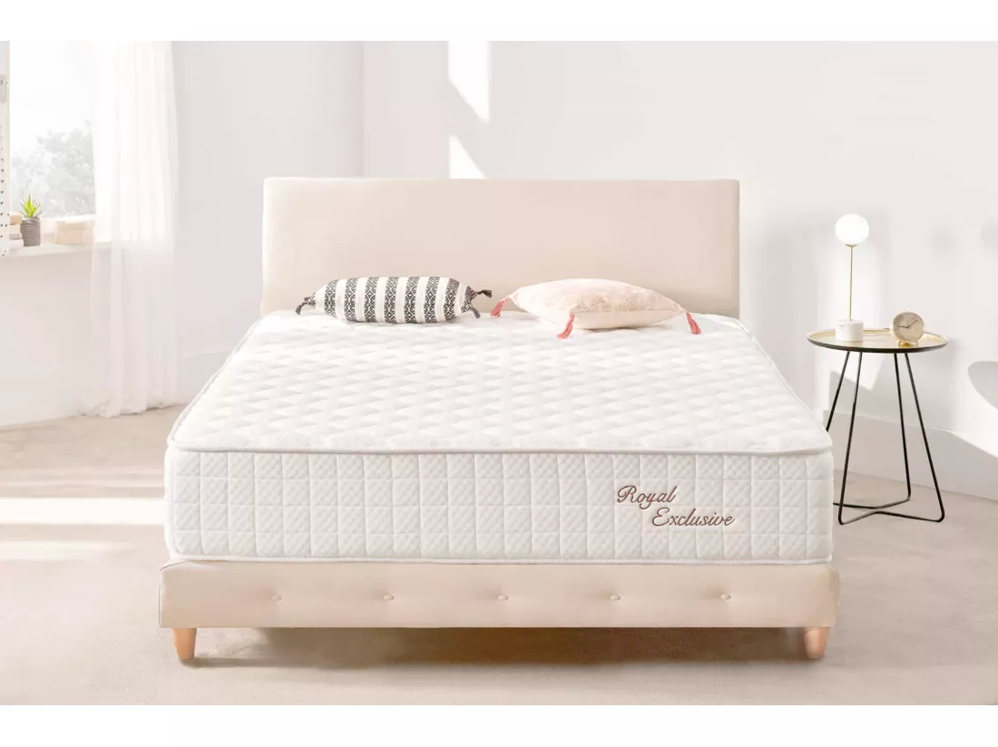 Matelas Royal Exclusive Ressorts ensachés, 30cm - 200x200 cm