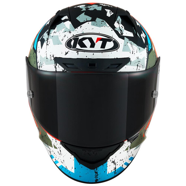 kyt - Casque NZ-Race Blazing Rouge / Blanc / Mat