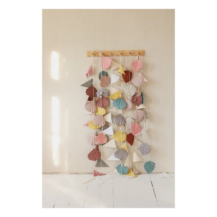 Moi Mili Guirlande décorative en lin  | Caramel
