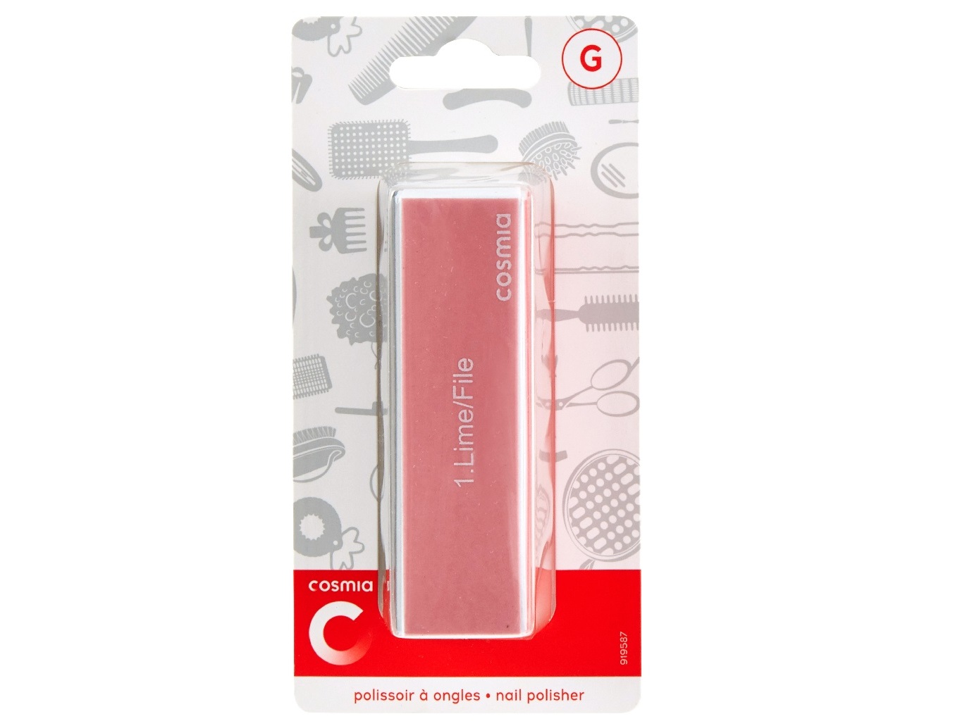 LIMA COSMIA PARA UNHAS 4 FACES