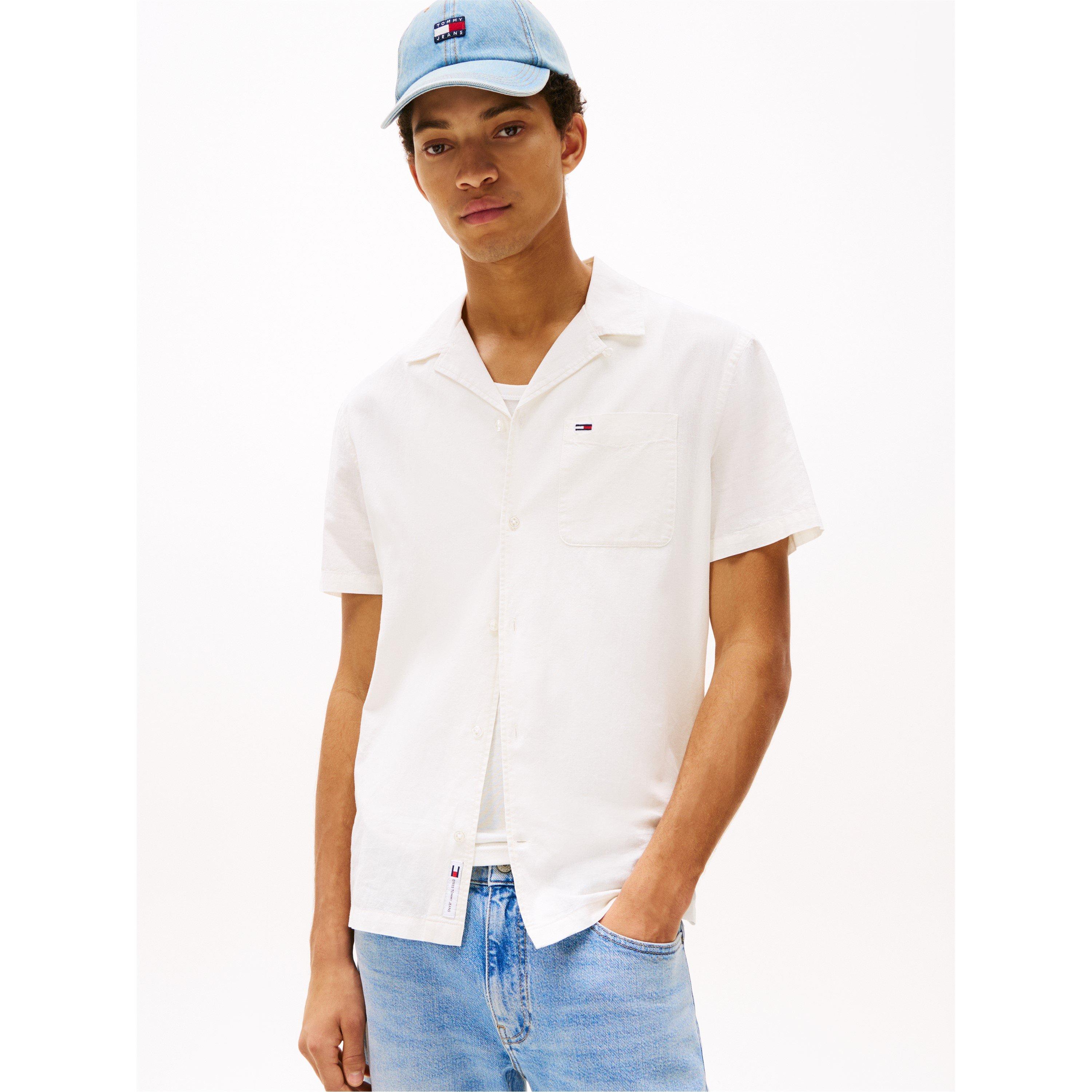 Tommy Jeans TJM LINEN BLEND CAMP SS EXT