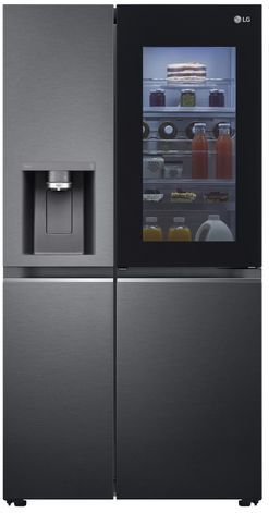 LG - InstaView Door-in-Door - Koelkast - 635 Liter - Zwart