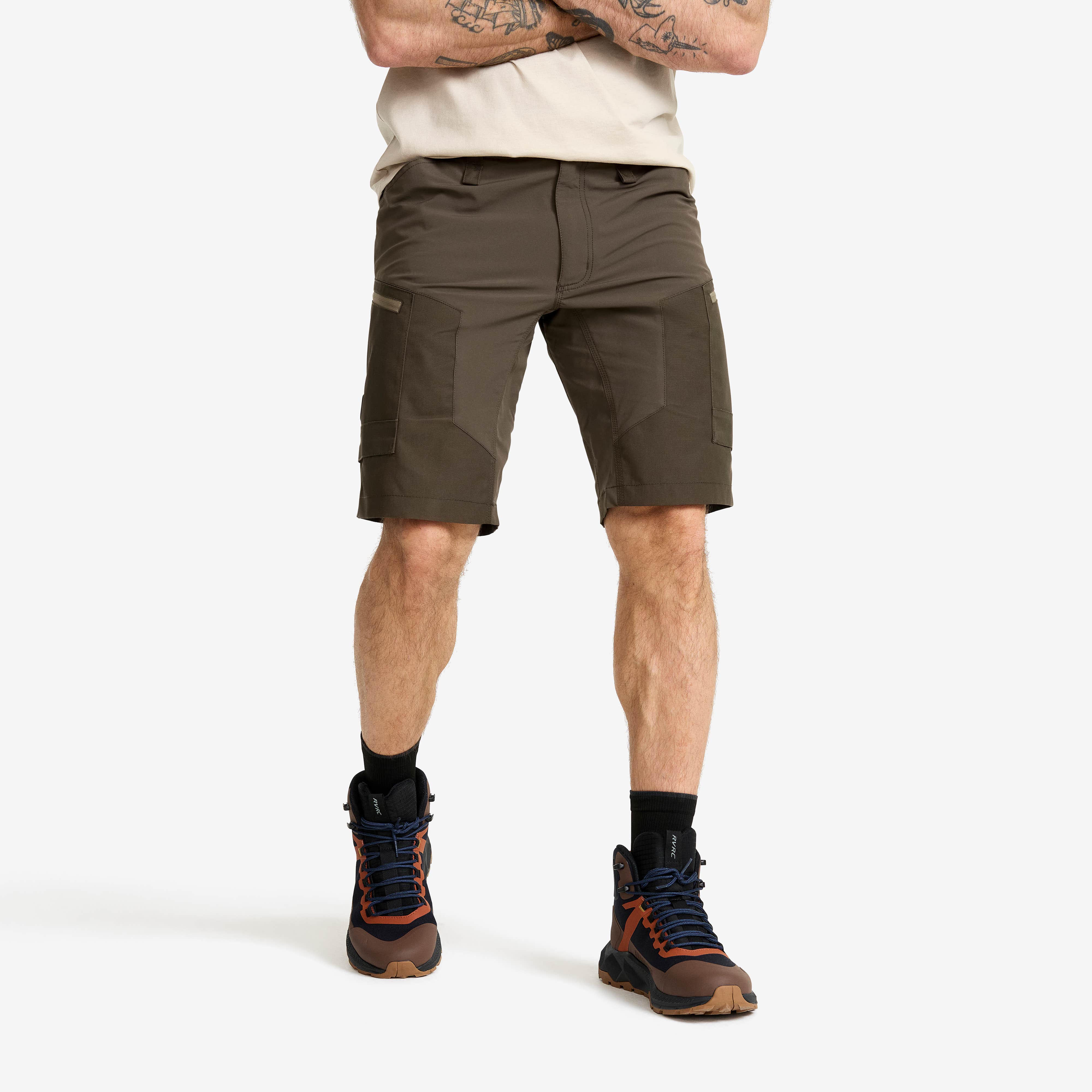 RVRC GP Shorts Herre Moss Gray