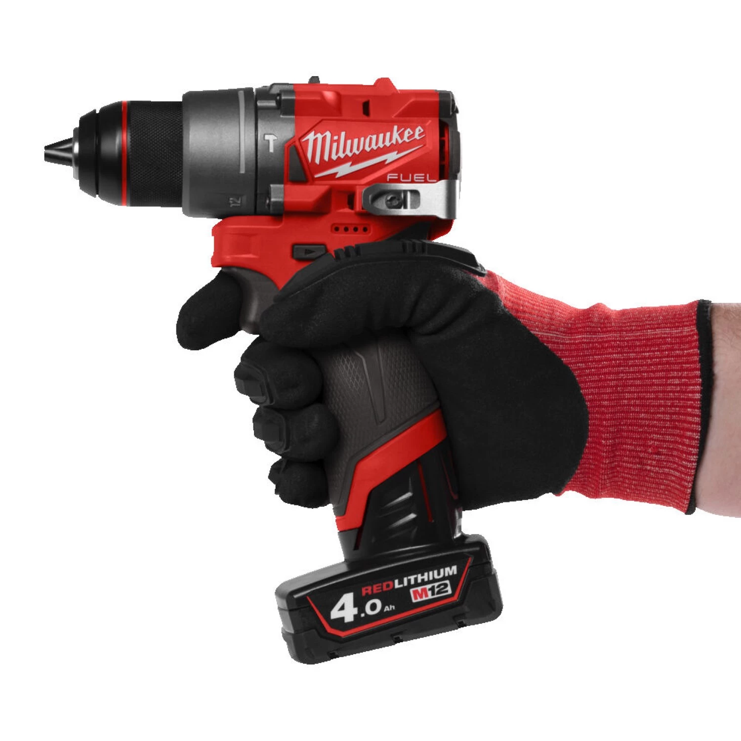 Milwaukee M12 FPD2-602X 12V Li-Ion accu subcompacte slagsboormachine set (2x 6.0Ah accu) in HD Box - 45 Nm