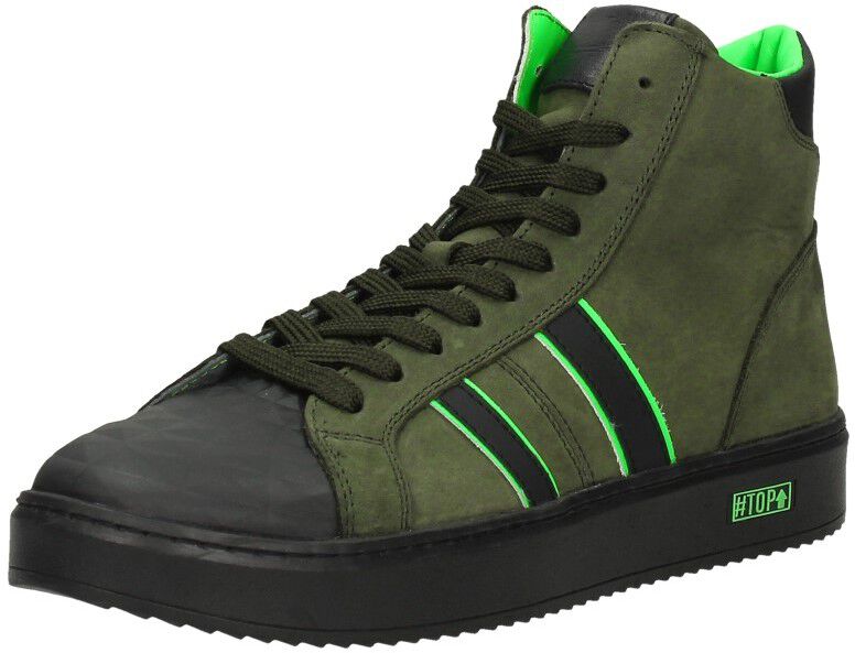 Sub55 Jongens veterschoenen groen