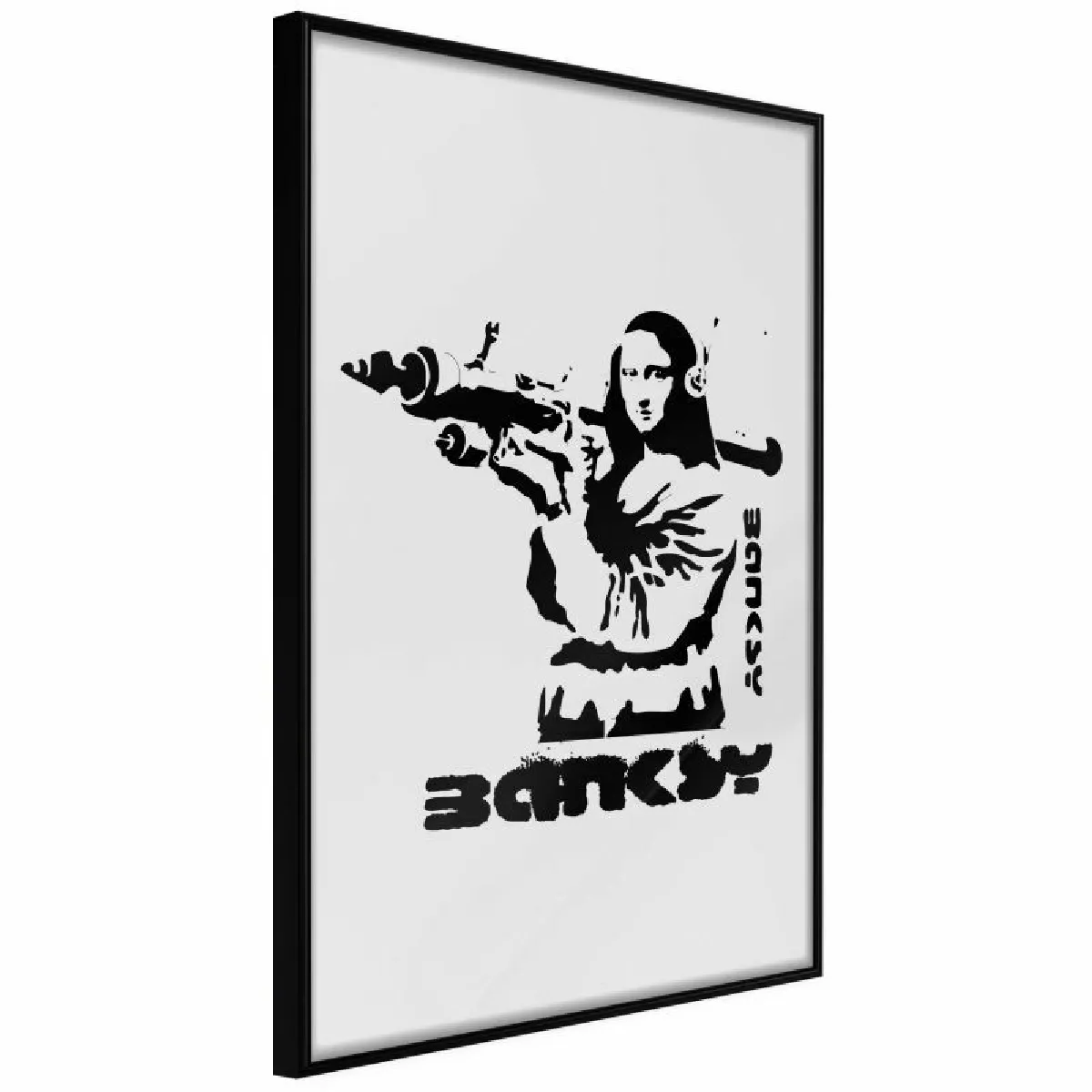 Paris Prix Affiche Banksy Mona Lisa