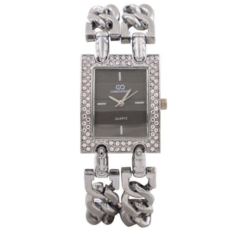 Coffret avec Montre Femme Acier Strass GIORGIO