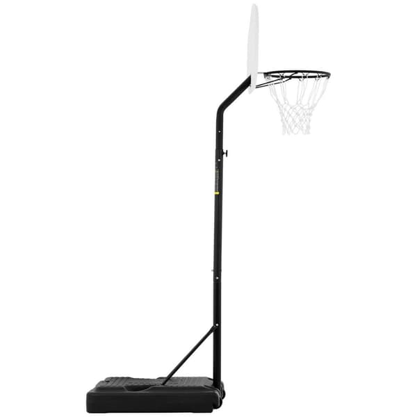 Mobilt basketballkurvsett, justerbart på stativ, høyde 190-260 cm