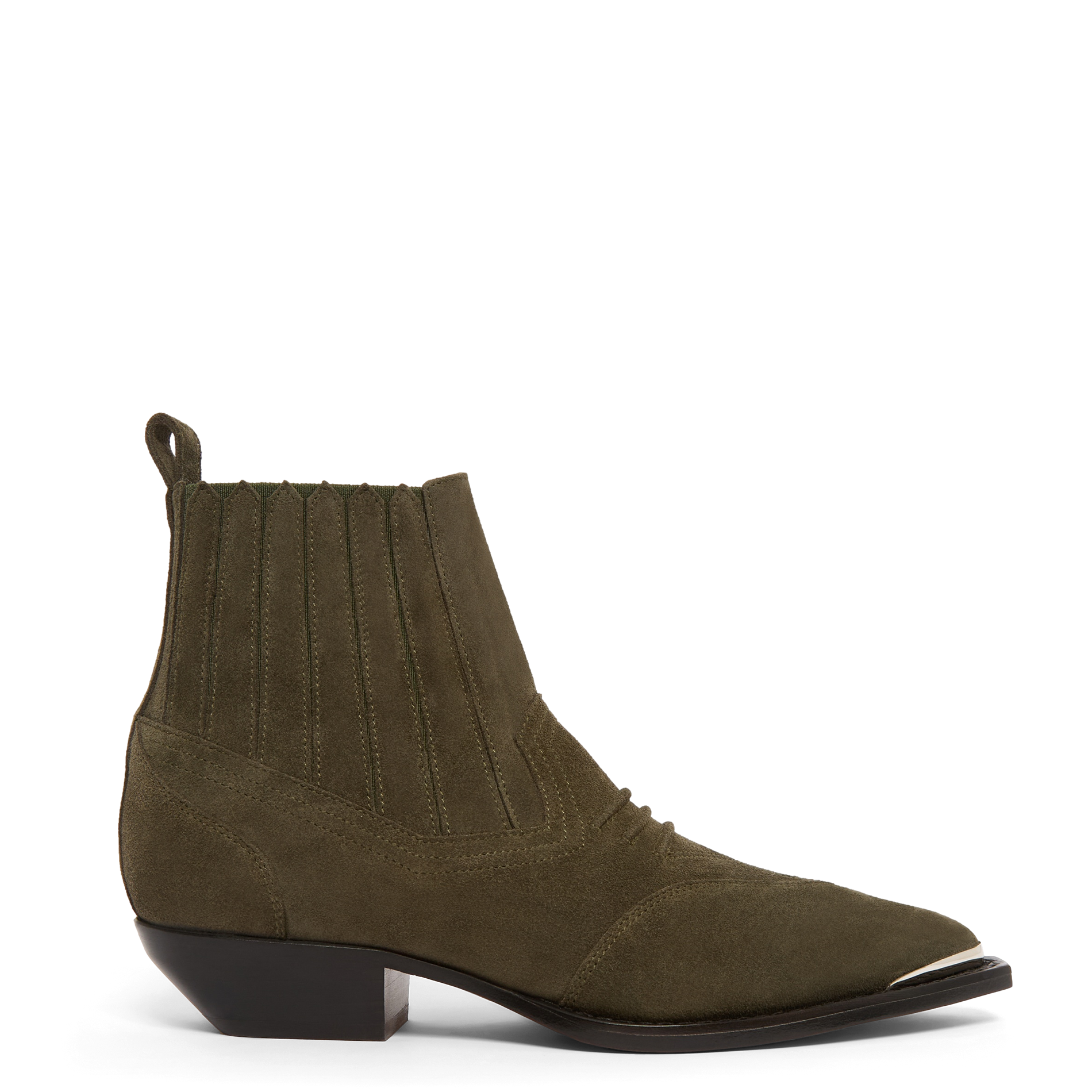 GEORGIA - Bottines en cuir | Vert