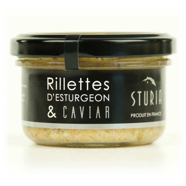 Rillettes d'esturgeon et caviar
