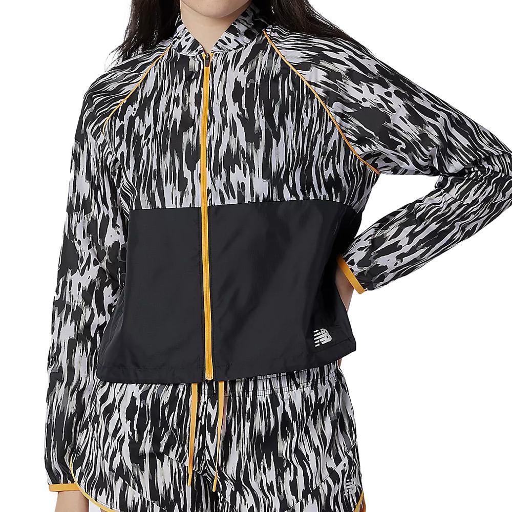 New Balance Veste de Sport Noir/Gris Femme New Balance Fast Flight