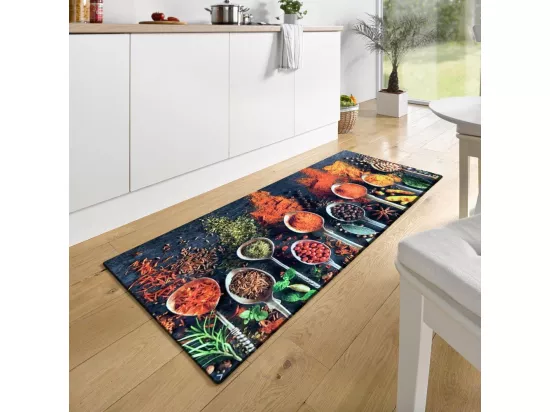Tapis de cuisine 50x120 cm Polyester Kitch Spic