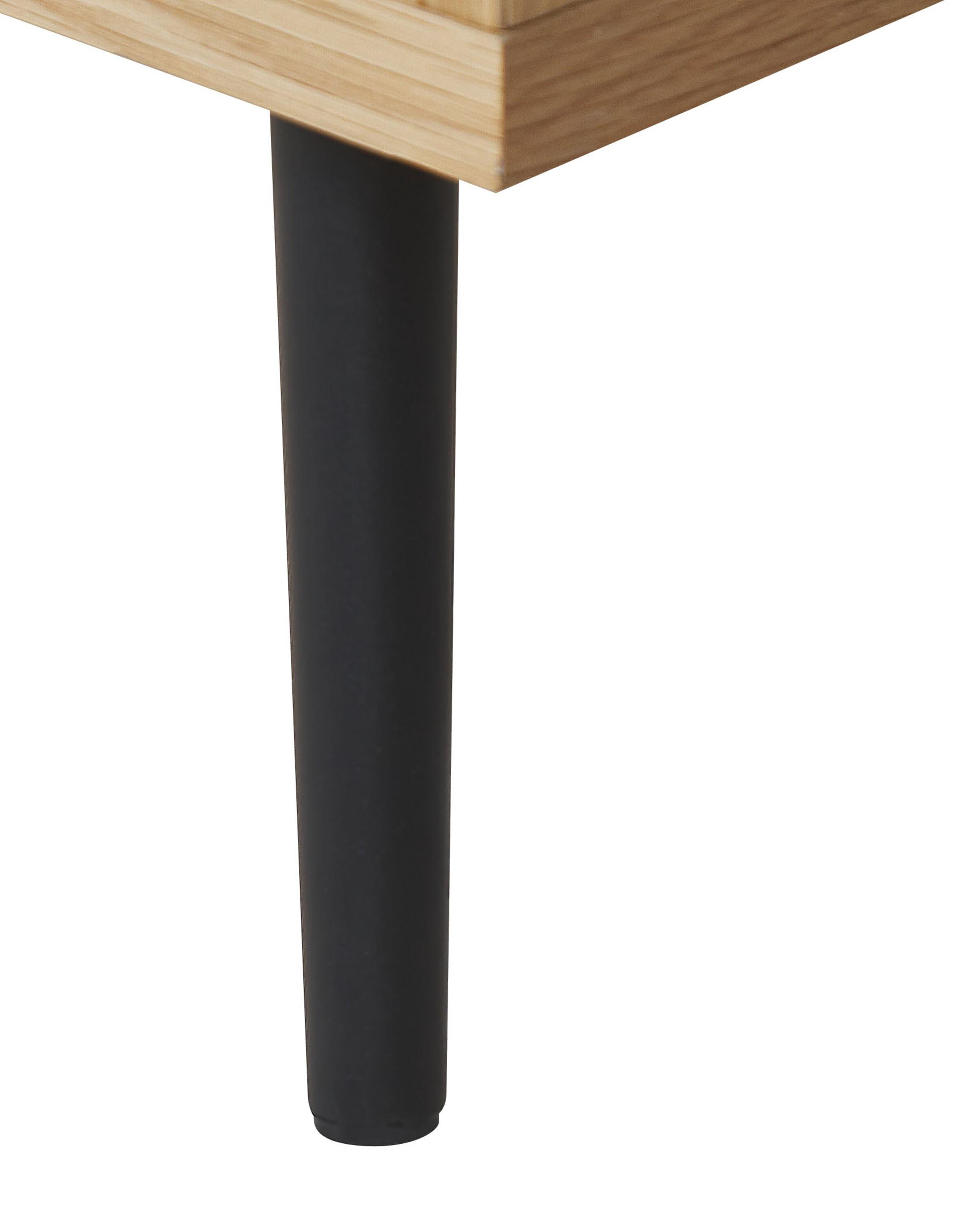 Rek RICHMOND 139 cm Licht eikenhout