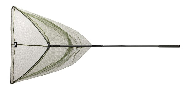 Épuisette Daiwa Emblem Carp Net Rubber Coated 2.8m (2 Parties)
