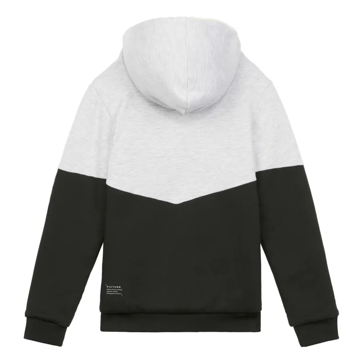 Picture Hoodie Zippé Basement | Noir