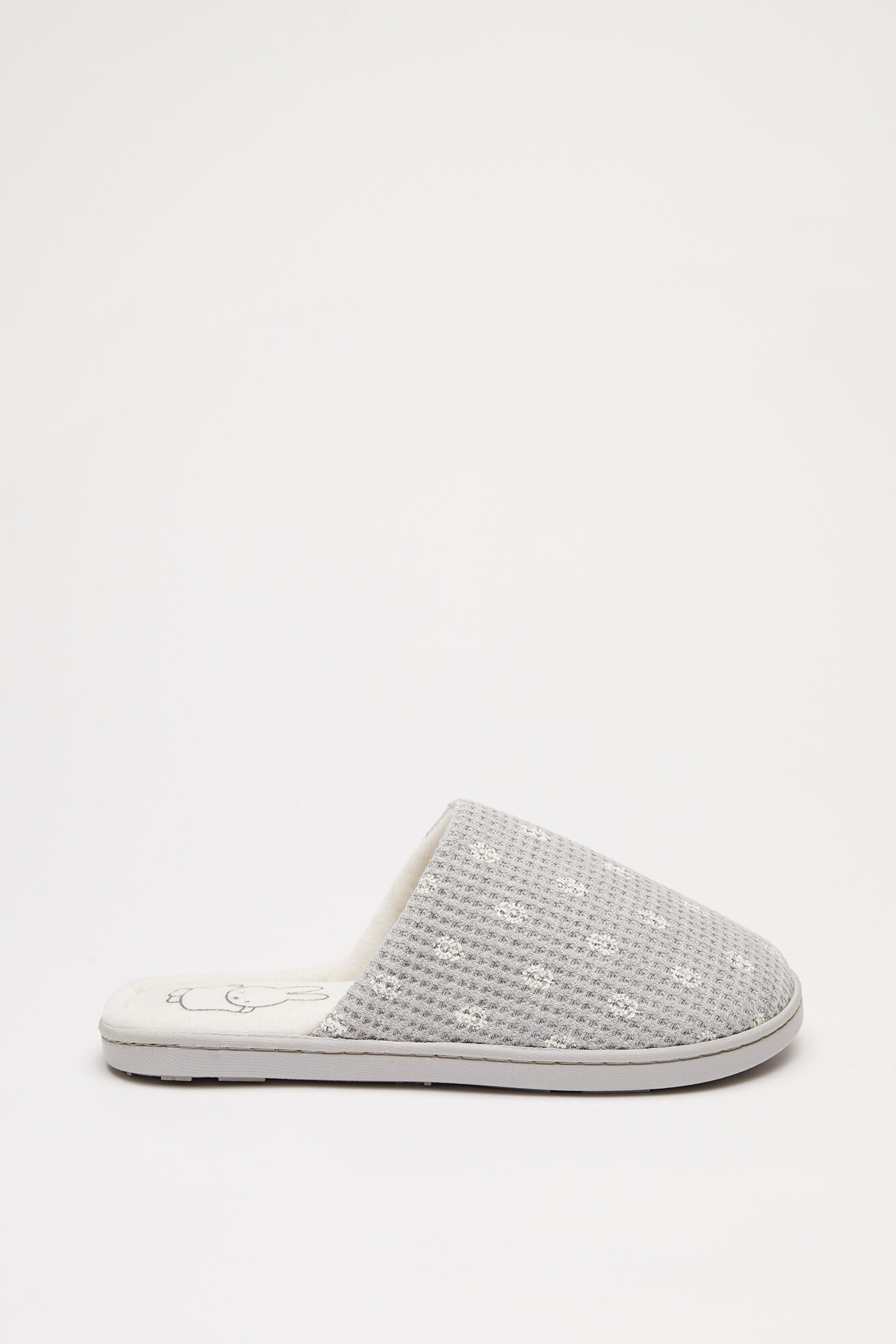 Zapatillas casa flores Miffy - cinza