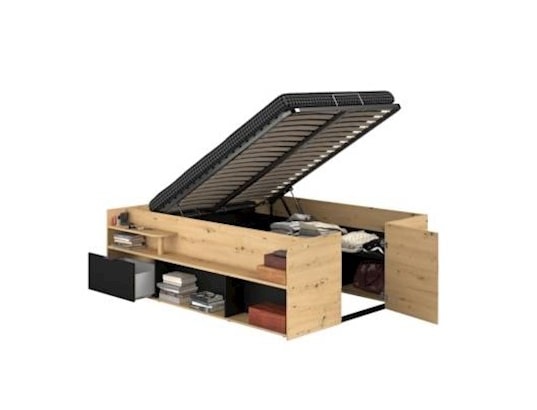 CAMIF - Lit enfant Lit coffre paco 140 x 190/200 cm