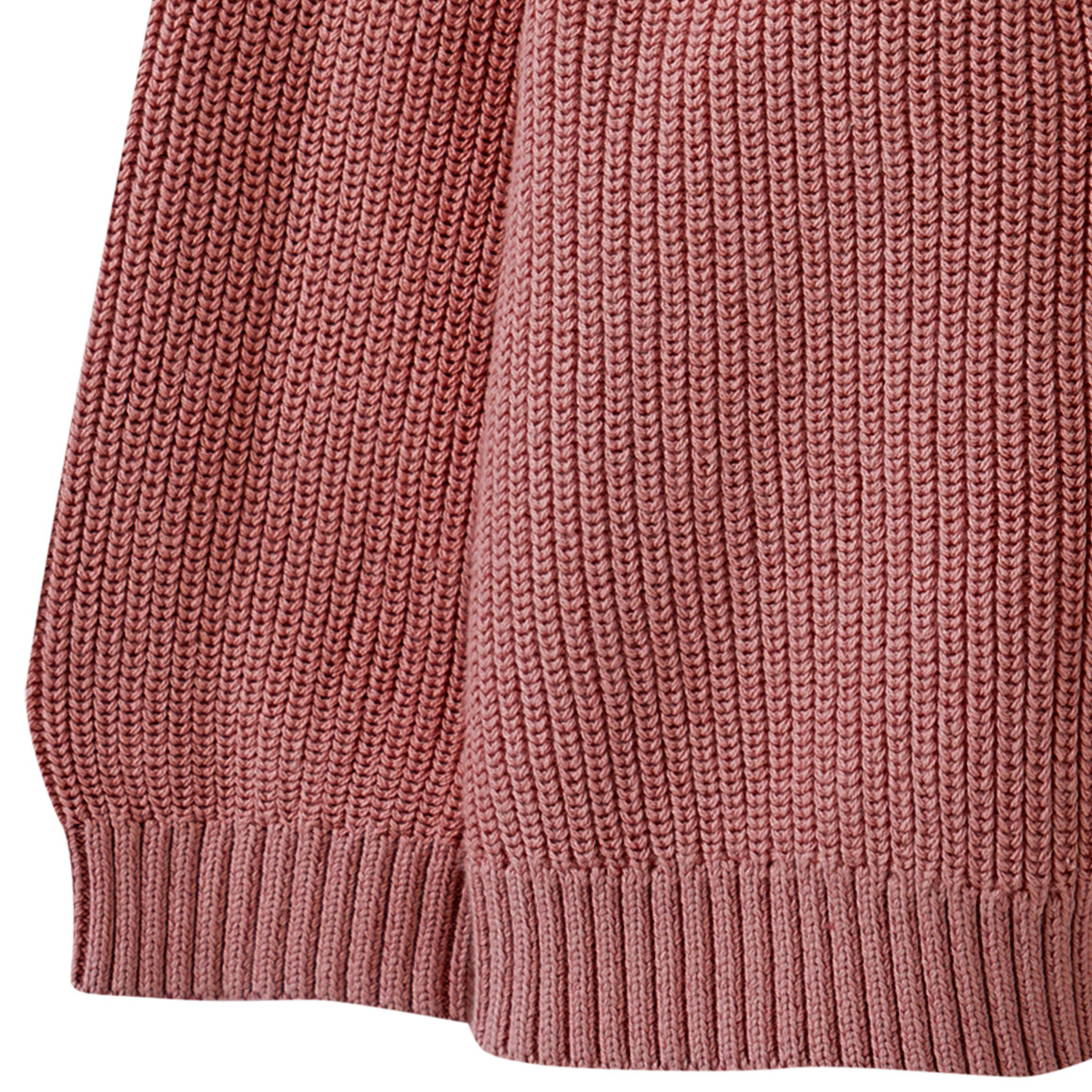 Topolino Pure Collection Mädchen Strickjacke mit Raglanärmeln rostbraun