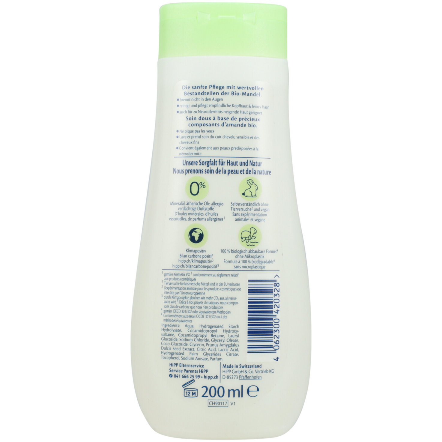HiPP Babysanft Baby Shampoo