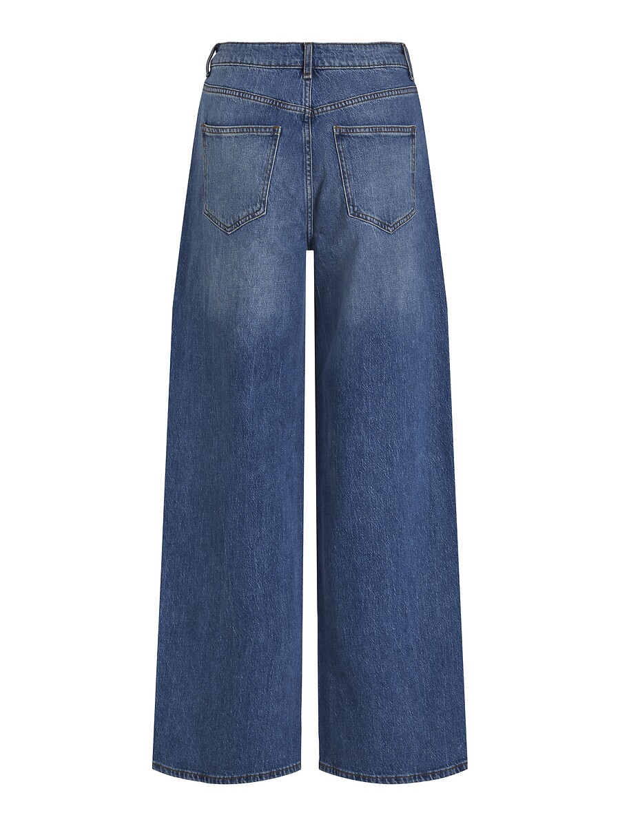 VILA<br>Calças jeans largas e de cintura alta