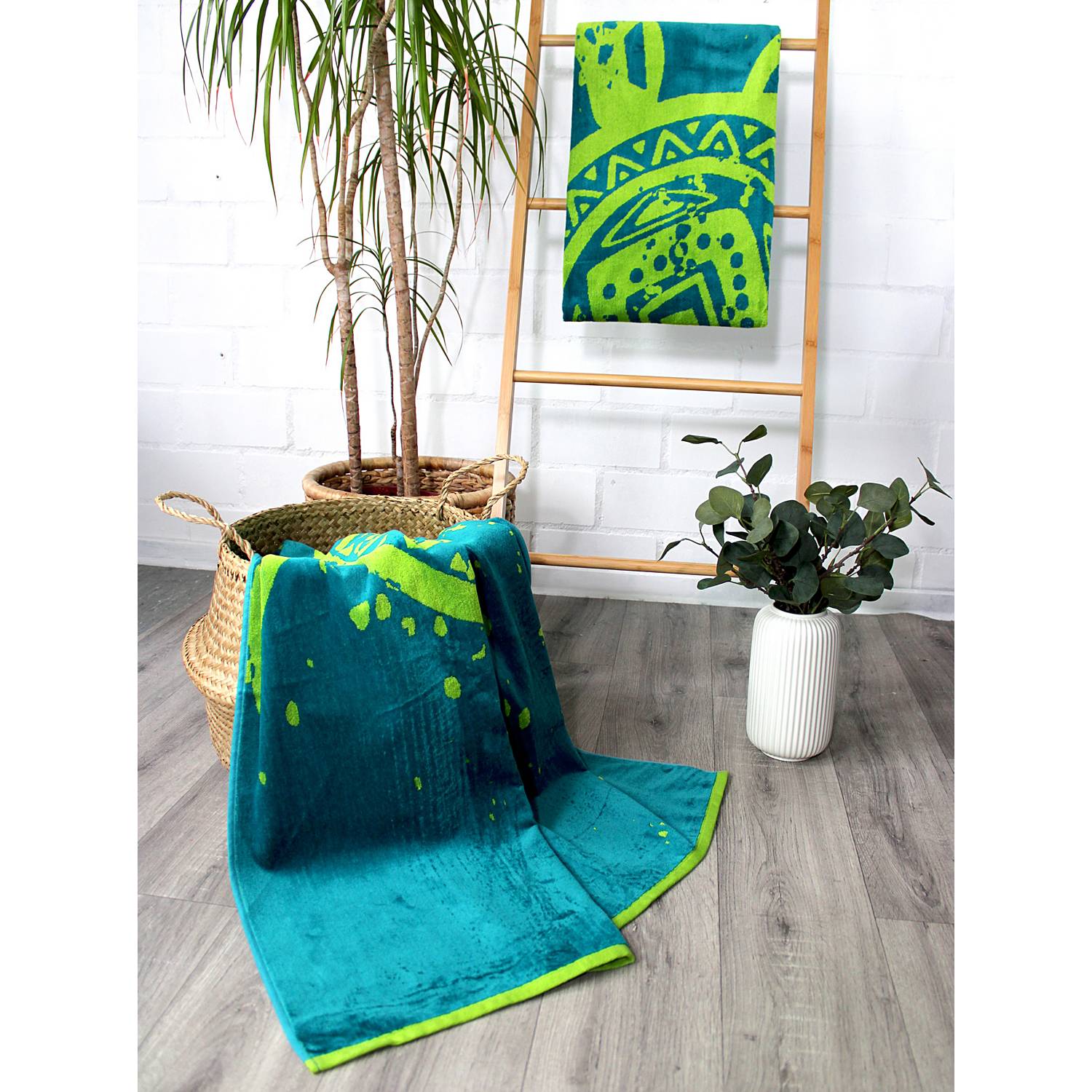 Velours Strandtuch