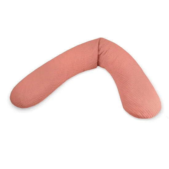 Coussin d'allaitement original   Mousseline terracotta        de               Theraline