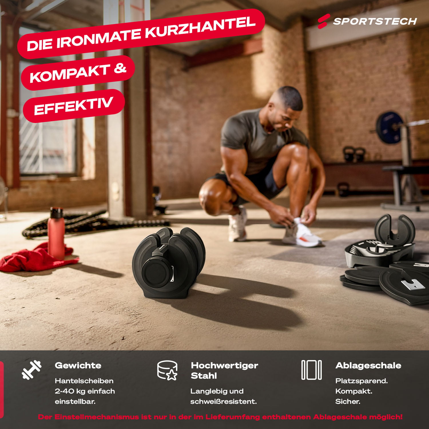 Ironmate 40 KG Hantel