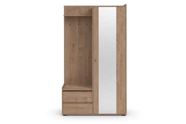 INOSIGN Garderobenschrank »Kosmo« mit Spiegel Masse 118 x 30 cm, Höhe 190 cm, Breite 110 cm