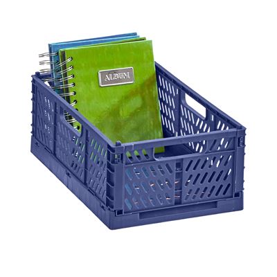 Caisse de rangement pliable et colorée
