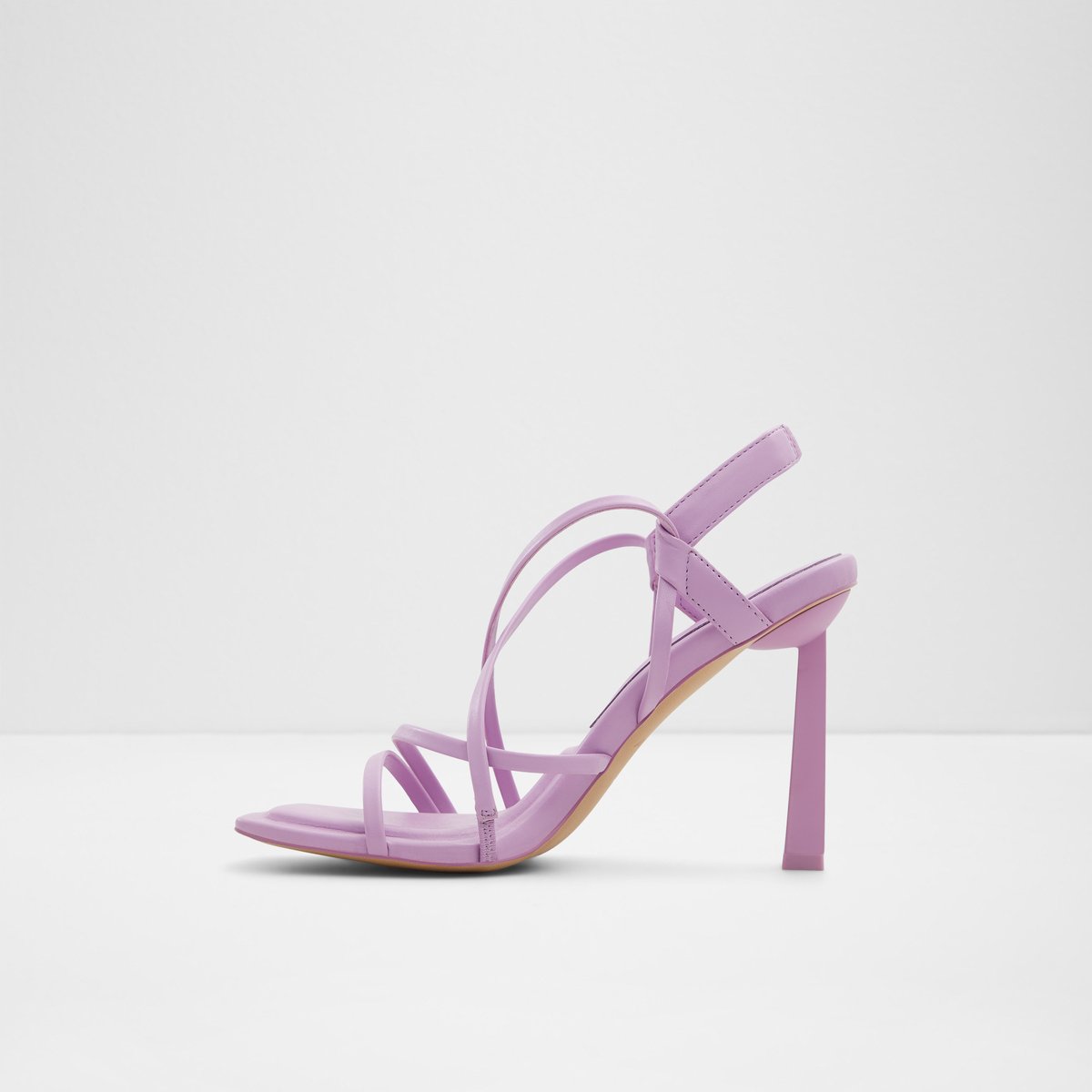 Amilia Bright Purple Women Heeled sandals