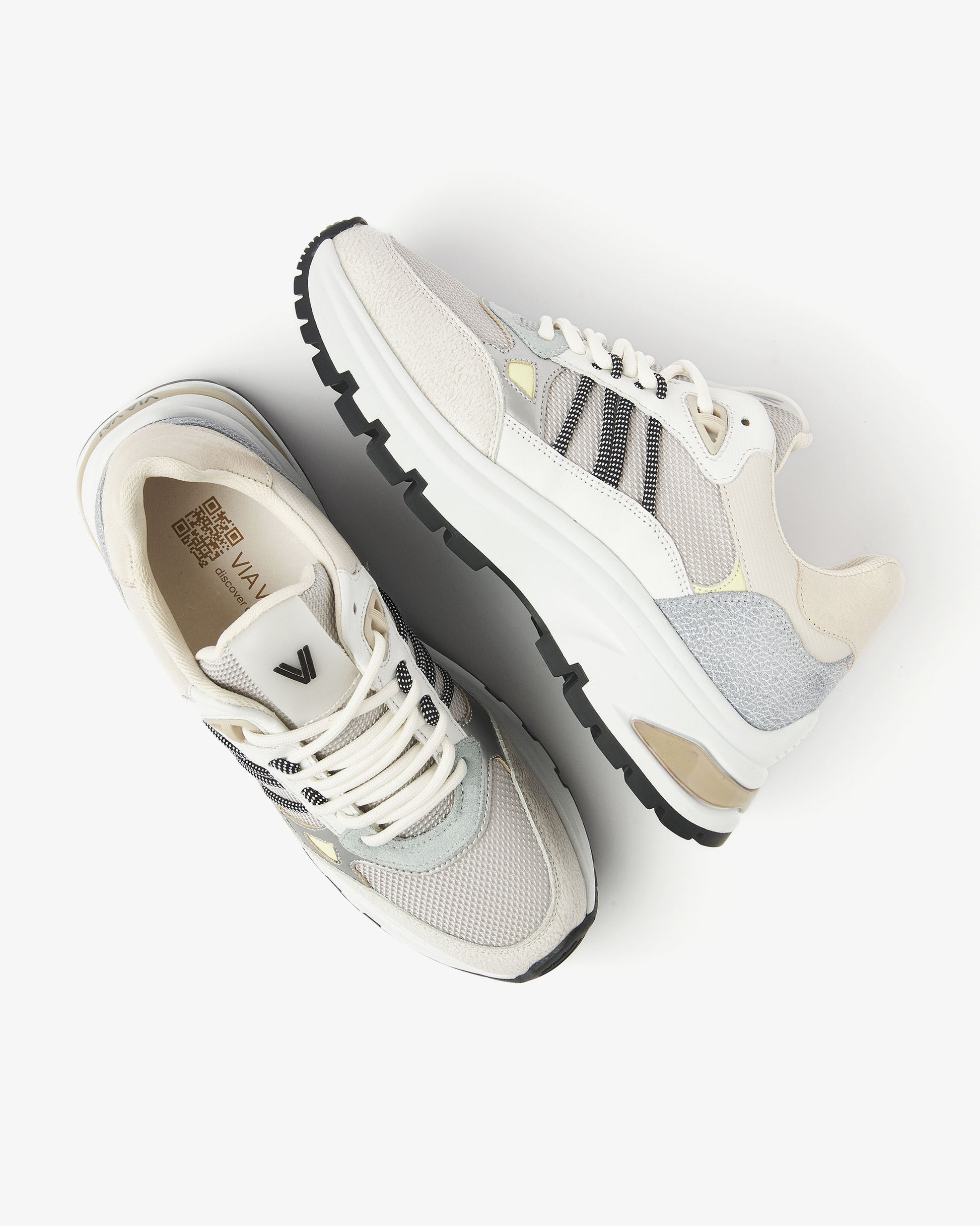 VIA VAI beige dames sneakers Liz Dae