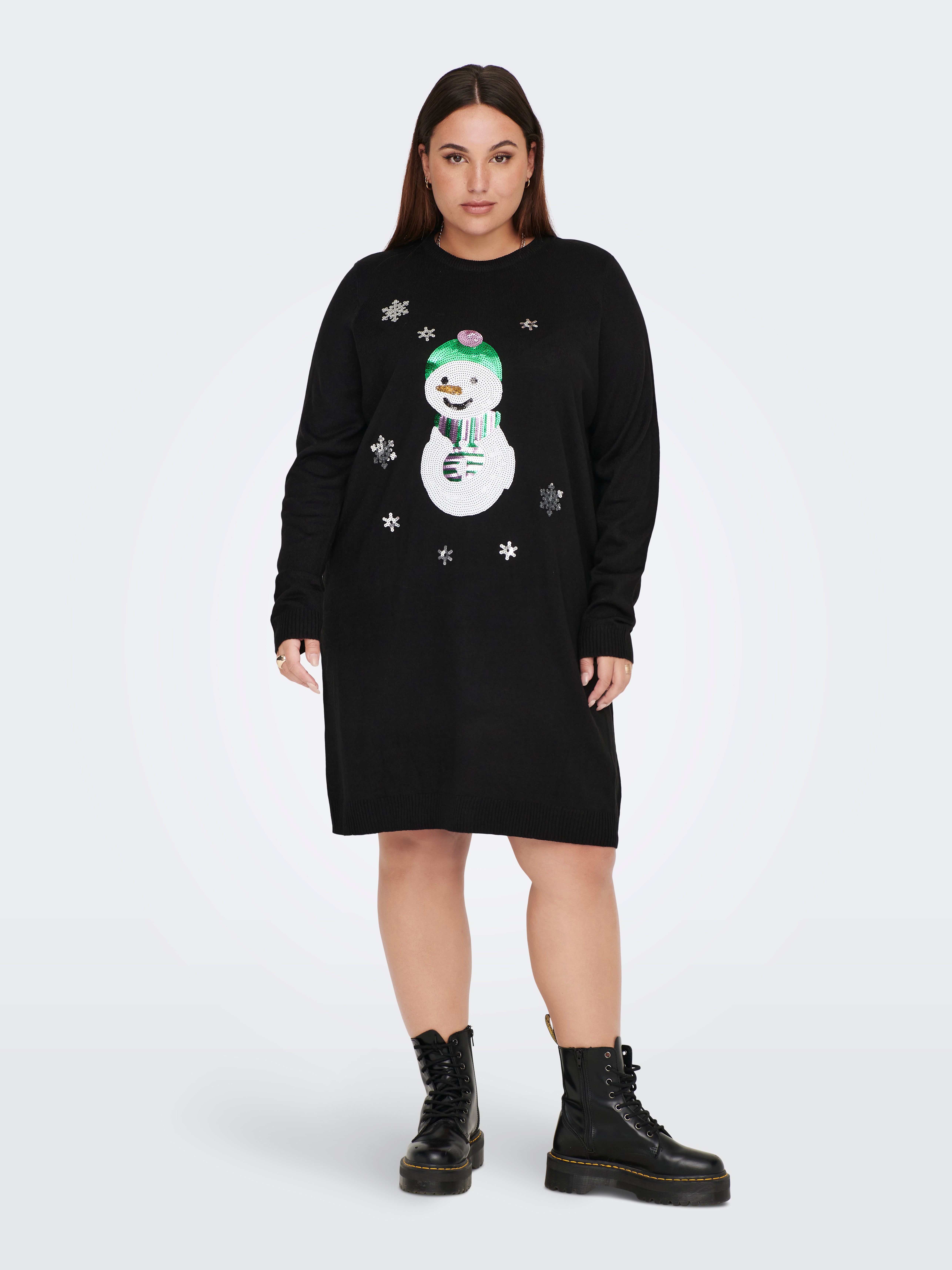 CARJINGLEBELL Langes Kleid Black