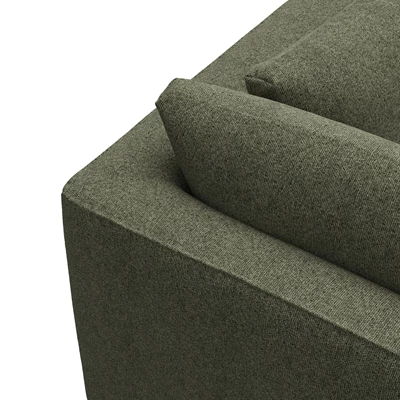 Nyland venstrevendt hjørnesofa med pufafslutning