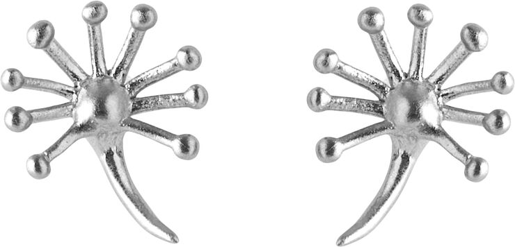 Pernille Corydon Jewellery Dandelion Earsticks size 11 mm Silver