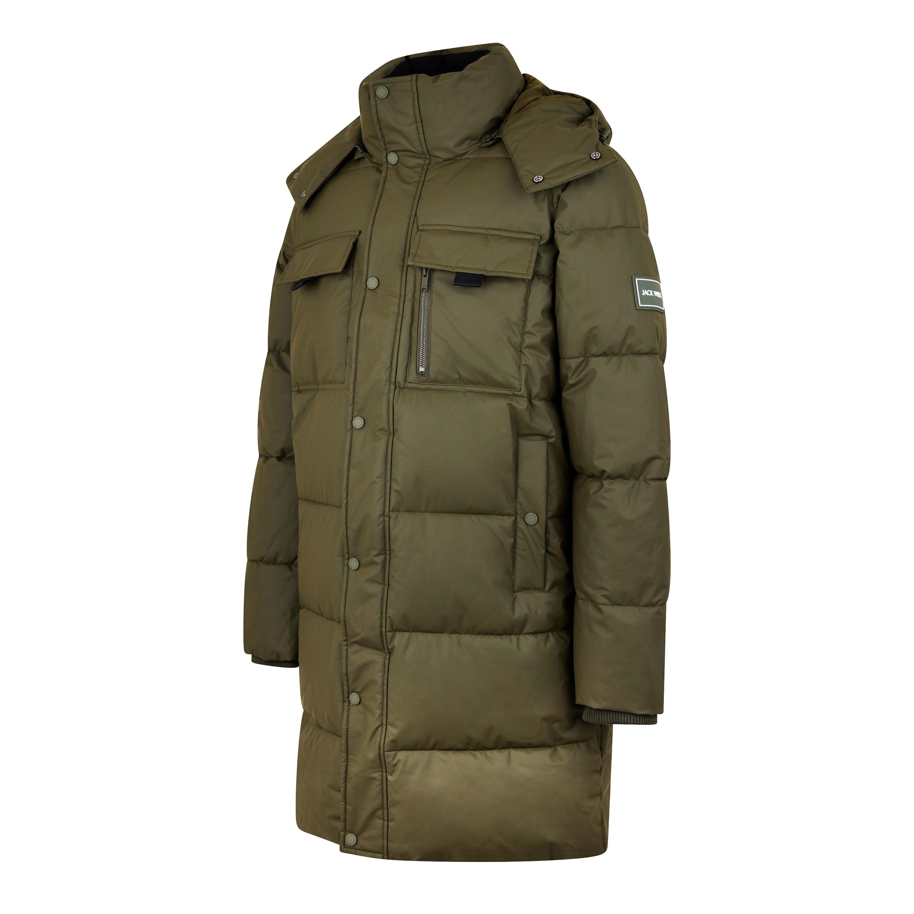 Jack Wills JW Long Puffer Jacket
