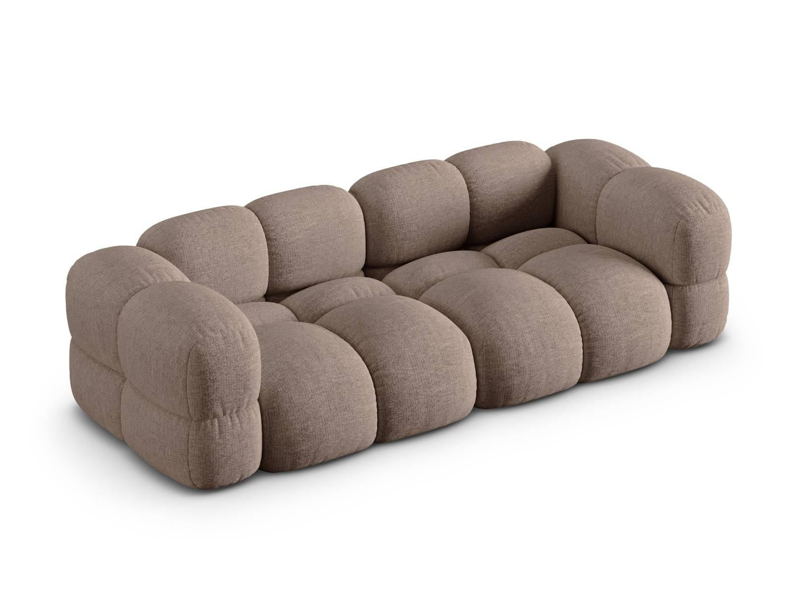 Cosmopolitan Design Loretto 3-zitsbank - Cappuccino