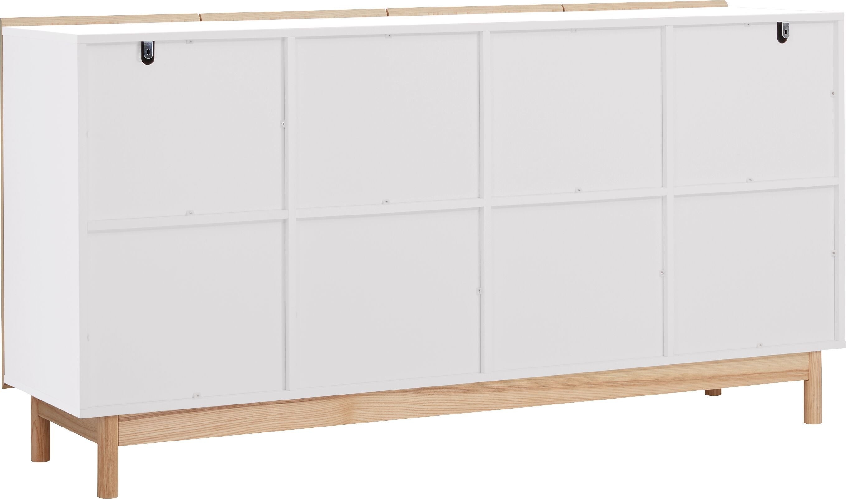 LIAN Sideboard 160x45x83cm - Weiss / B: 160.0 cm x T: 45.0 cm x H: 83.0 cm