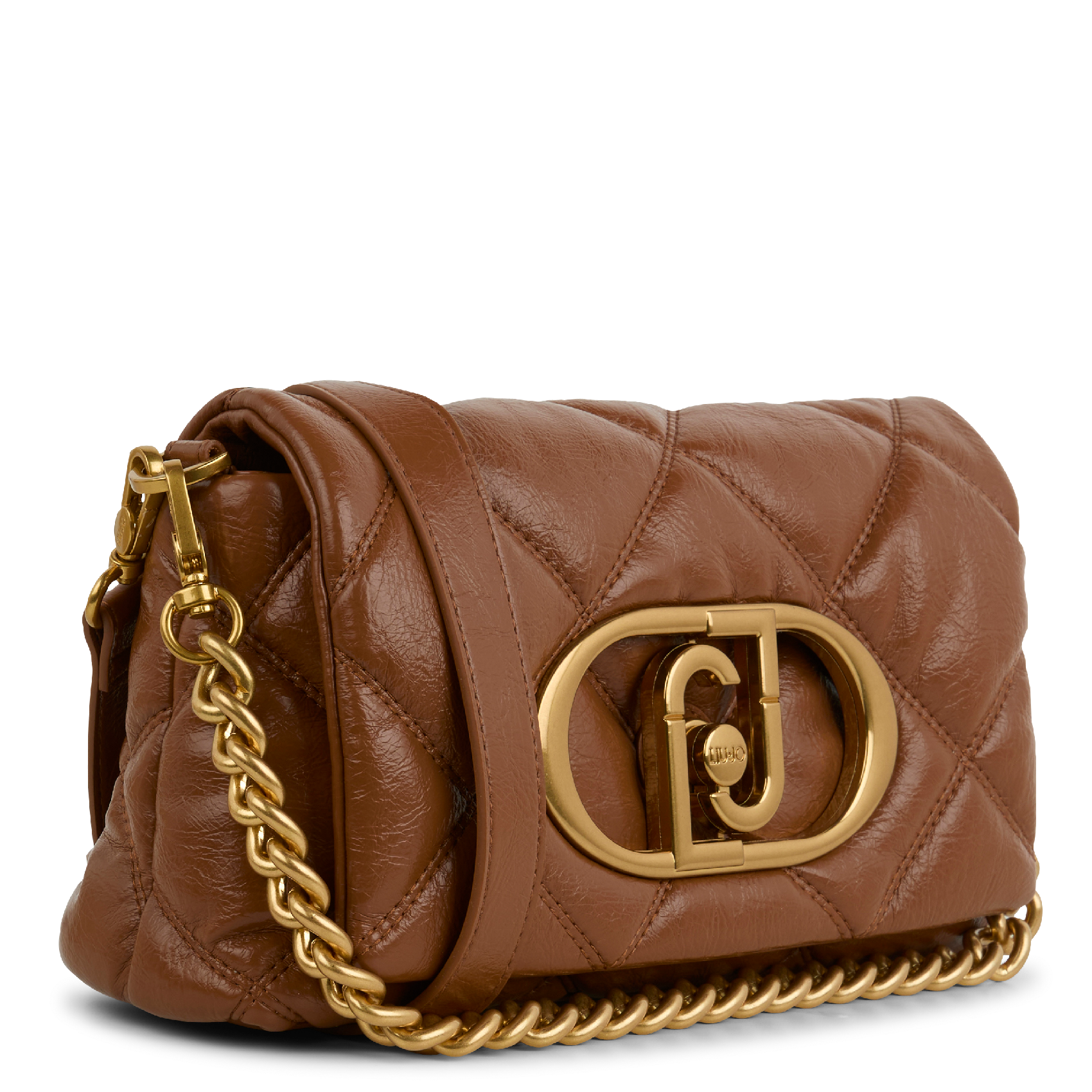 Sac porté épaule matelassé| Marron