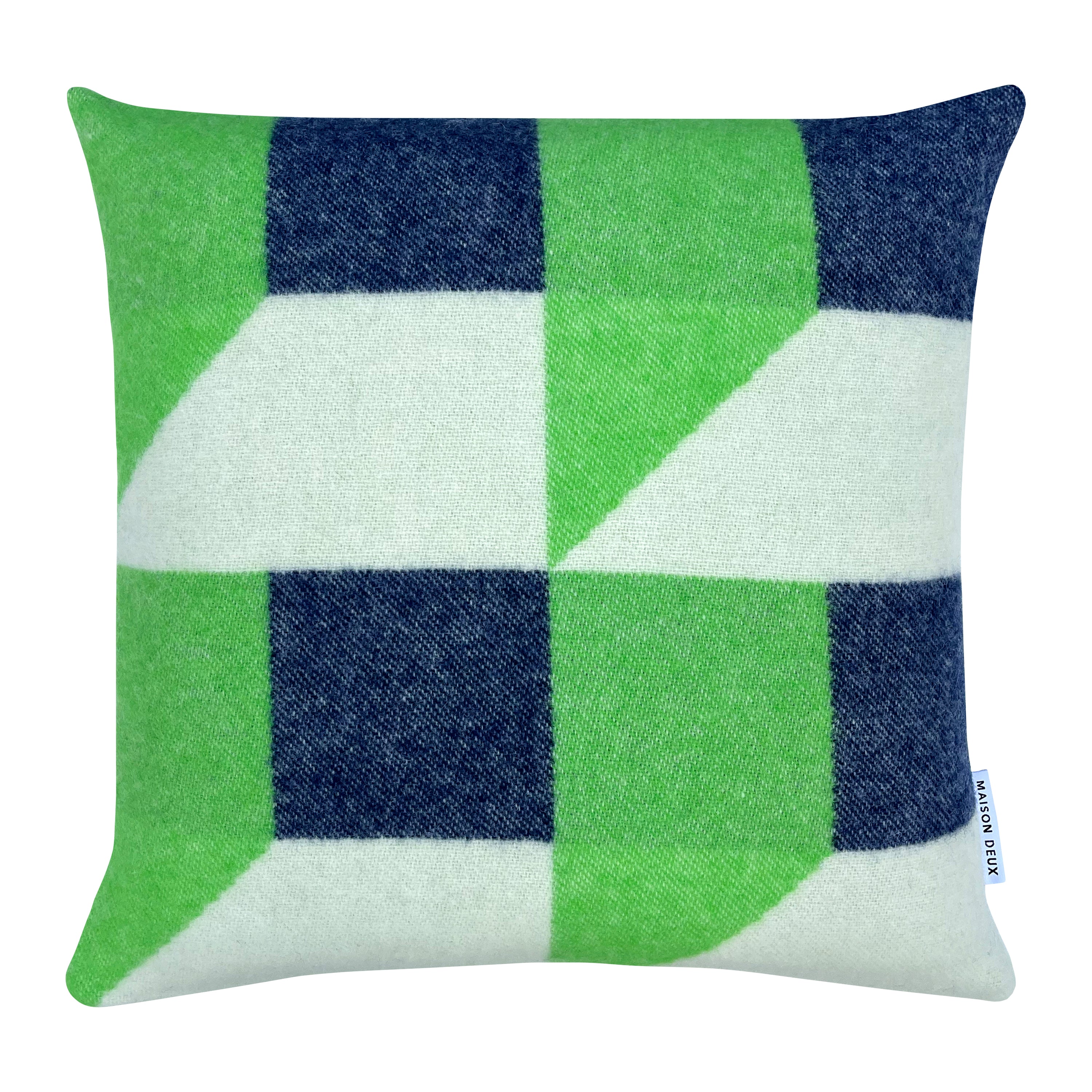 Maison Deux Cubics Kussenhoes - Appel Navy